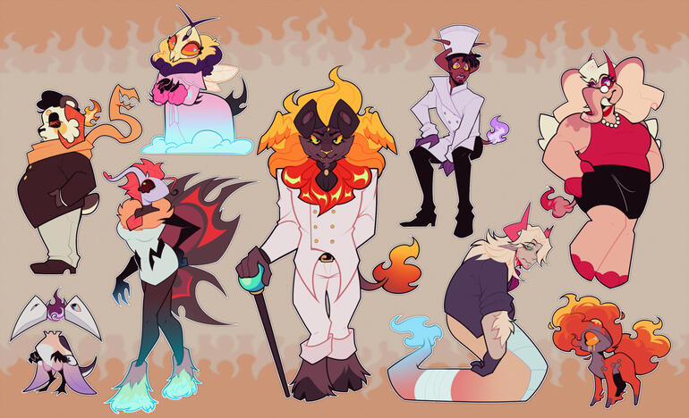 Burning Valleys&#39; demons theme