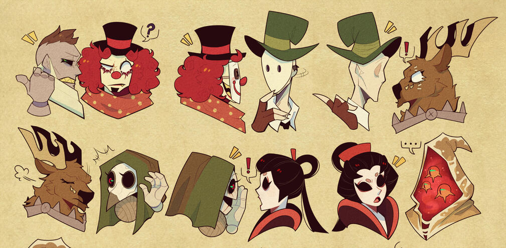 Gossip in Oletus Manor ( Based on Norman Rockwell's "The Gossips" )