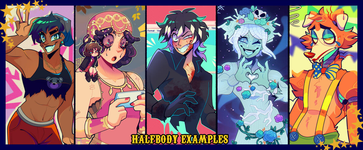 Halfbody examples