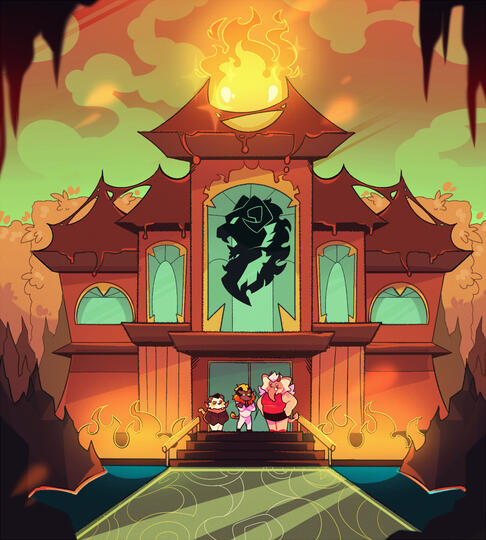 Burning Valleys - Lionard's castle concept