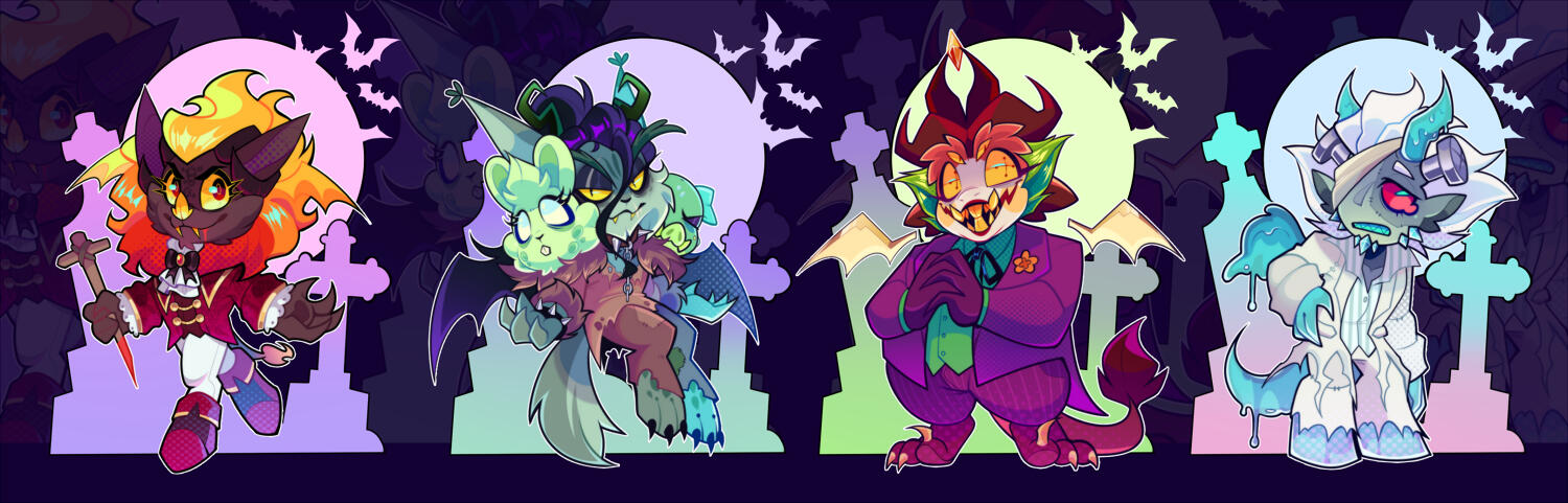 Burning Valleys - Halloween chibis