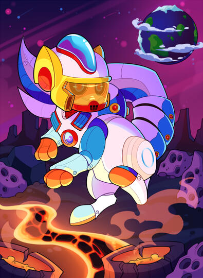 Neopets TCG battledome - Robot Xweetok